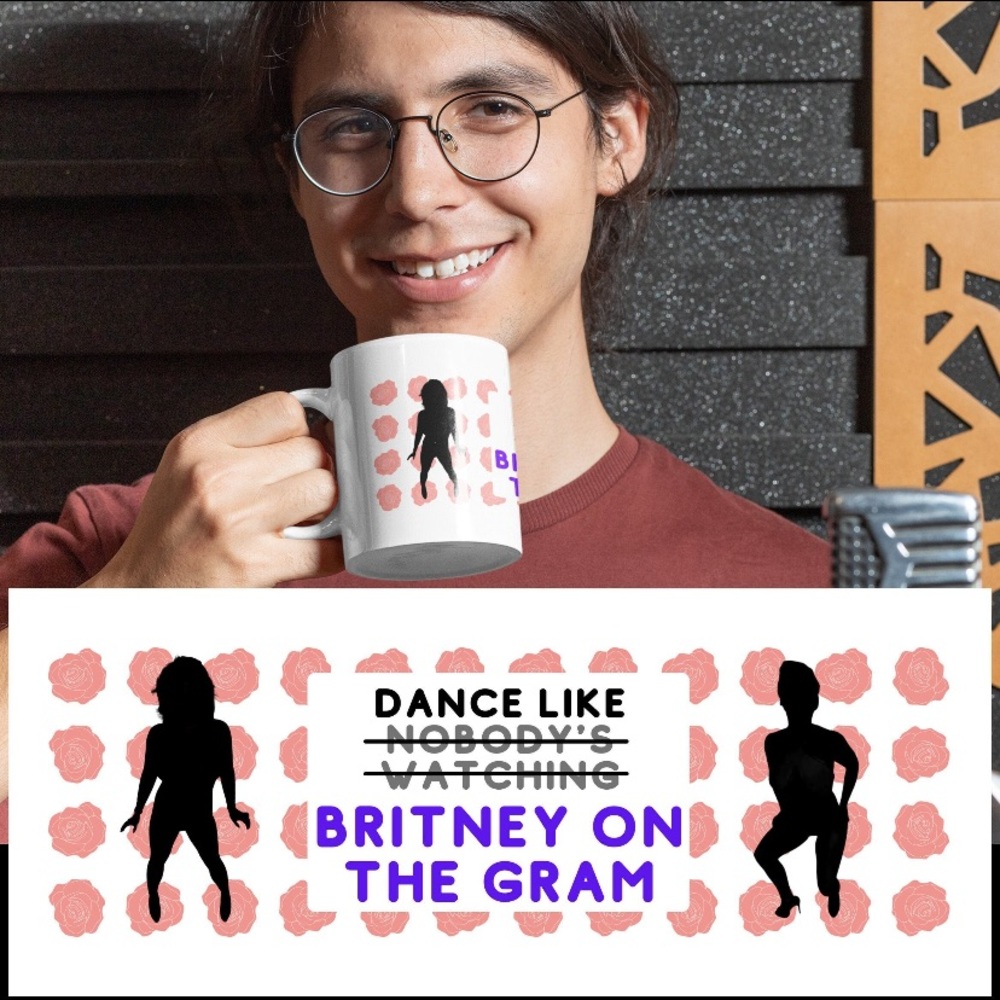 Britney Spears “dance like Britney” mug